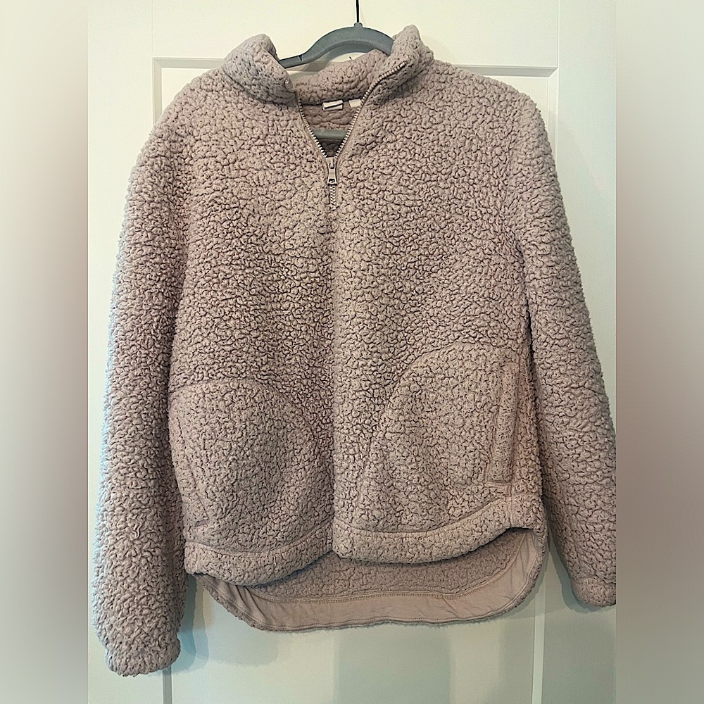 Gap Sherpa Quarter-Zip Jacket